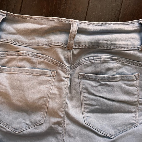 Booty Jean shorts. Super stretchy material like leggings! Size L - Picture 10 of 14